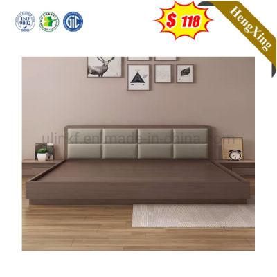 Melamine Laminated Modern Bedroom Beds with CE Certification