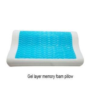 Gel Layer Wave Memory Foam Pillow