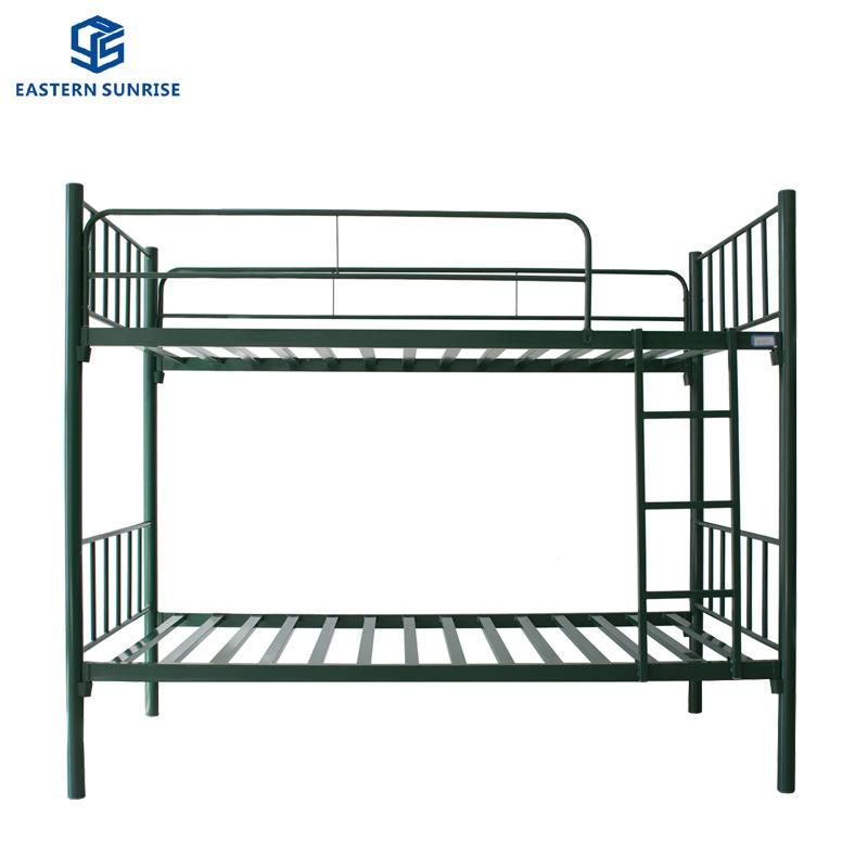 Heavy Duty Bunk Bed Frame with Side Ladder