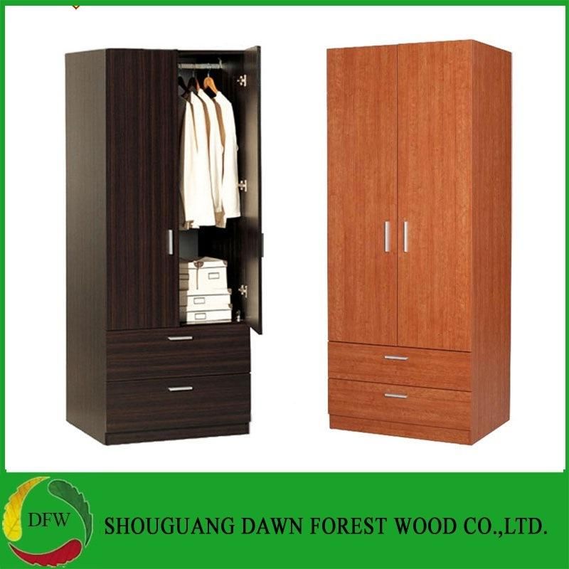 Low Price Modern 2 Doors Wardrobes for Bedroom (DFW-W012)