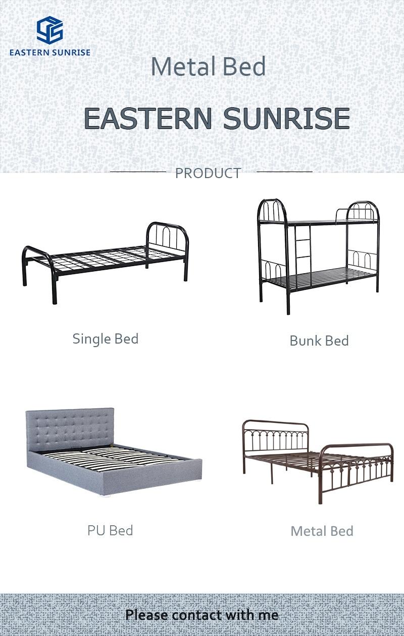 Queen Size Air Beds Design Comfortable Durable Velvet PU Bed