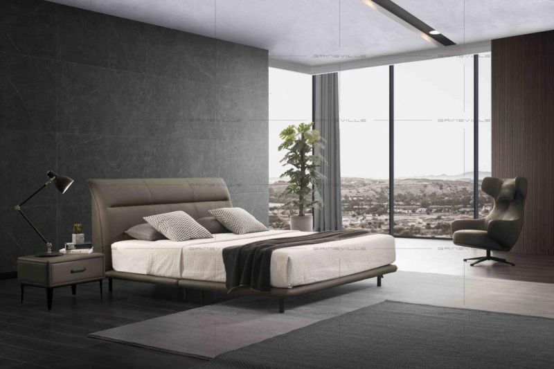 Chinese Factory Direct Modern Design Home Bedroom Furniture of Wooden Wall Bed