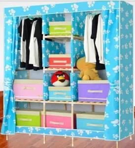 Convenient Home Storage Wardrobe Solid Wood Cloth Wardrobe