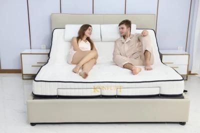2021 Top Sale 4 Zone Adjustable Electric Massage Bed