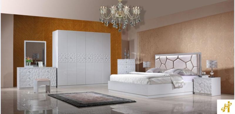 White Painting Bedroom Furniture Simple Design Made in China