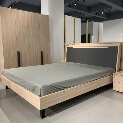 Bulk Sale High Quality Low Price Partical Board Furniture 5 Pieces Bedroom Furniture Set