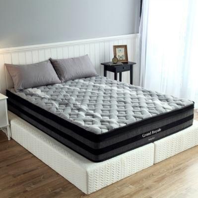 Single Double Queen King Size Mattress Roll up in Box Euro Top Firm Custom Factory Wholesale Pocket Spring Mattress