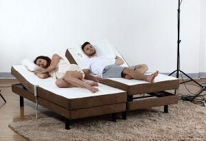 Home Furniture Popular Electric Adjustable Bed Wallhugger Wireless Handset King Size