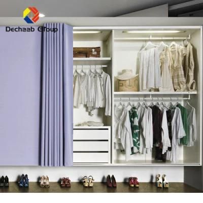 Modern Closet Door Wood Walk in Wardrobe Cheap