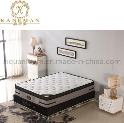 OEM Rolled up Packing 13inch Euro Pillow Top Pocket Spring Mattress in a Box