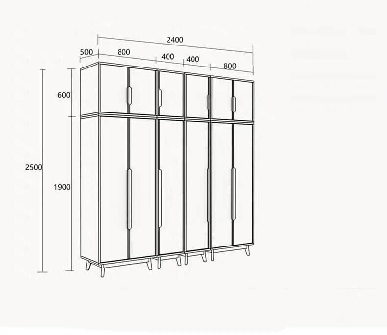Chinese Modern Hotel Bedroom Furniture Cheap Price Wooden Wardrobe