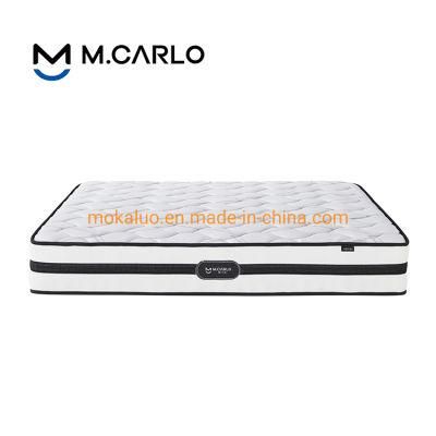 Hotel-Furniture-Bed-Mattress Wholesale Twin-Double-Single-Queen-King-Calking Size Knitted Fabric-Natural Latex Mattress with-5-Zone