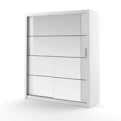 Bedroom Home Furniture Quality Glass Mirror Sliding Door Wardrobe Wholesale