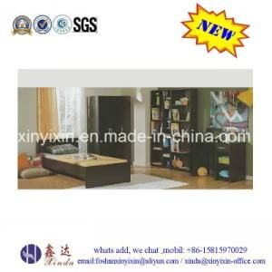 School Bedroom Furniture Dormitory Single Bed with Wardrobe (S17#)
