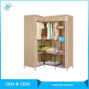 Small Non Woven Fabric Storage Simple Wardrobe with Rolling Door Designs