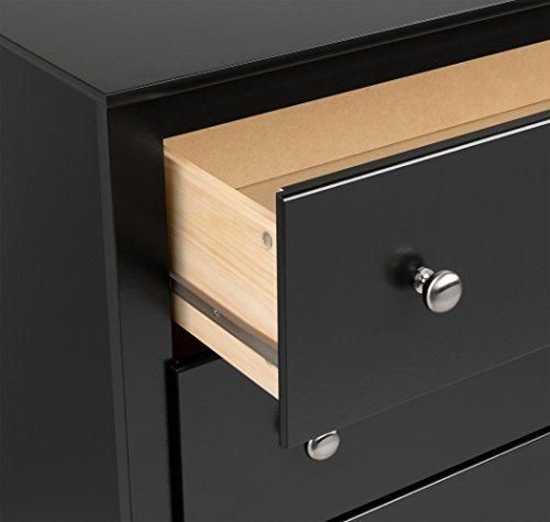 Nova Black Finish Bedroom Room Bed Side Cabinet