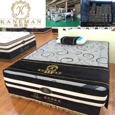 Luxury Spring Mattress Pocket Spring Memory Foam Latex Roll in Box
