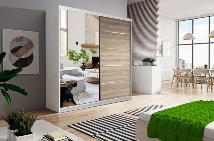 Modern Luxury Bedroom Furniture Walk in Closet Wardrobe