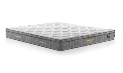 Europe Top Knitted Fabric King Size High Density Foam Pocket Spring Mattress