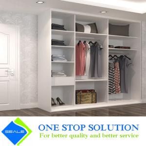 Walk in Closet Open Shelves Wardrobe Modular Furniture Closet (ZY 2034)