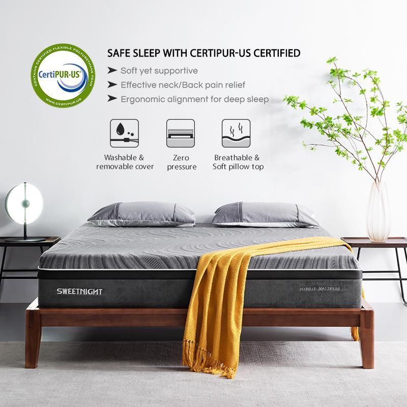 Double Korean King Bed Compressed Full Size Foldable Spring Mattress