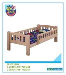 Single Bed for Kids Bedroom Furniture Cheap Sets Natural Color Sp-C010L