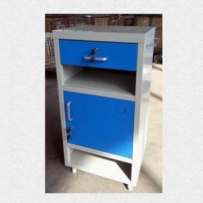 Fas-109 Medical Metal Bedside Locker Table Hospital Bedside Cabinets