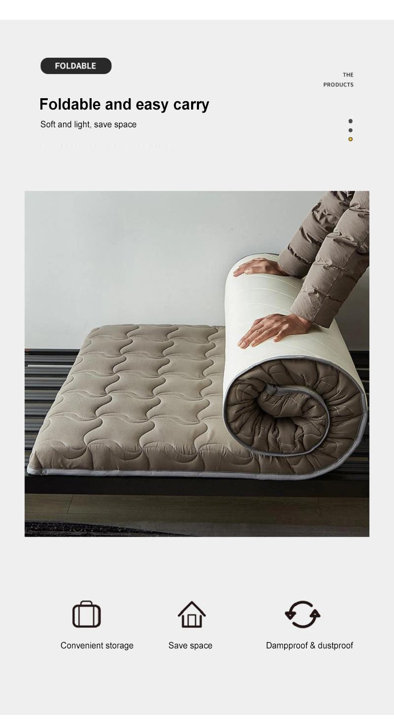 Travel Bed Sleeping Pad Thin Multi-Purpose Damp-Proof Comfortable Full XL