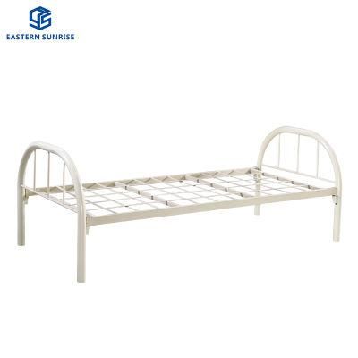 Cheap Price High Quality Metal Steel Iron Single Bed for Adults Kids