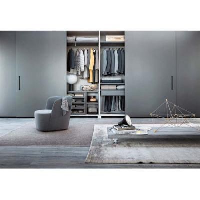 Wholesale Custom Made Luxury German Wardrobe Sliding Wooden Garderobe