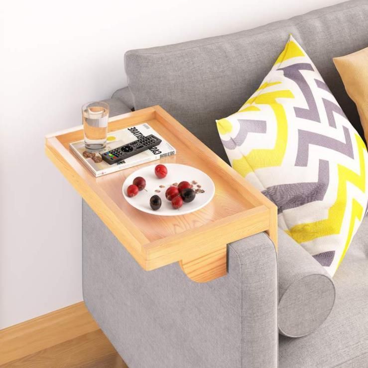 Nova Bedside Tray in Brown