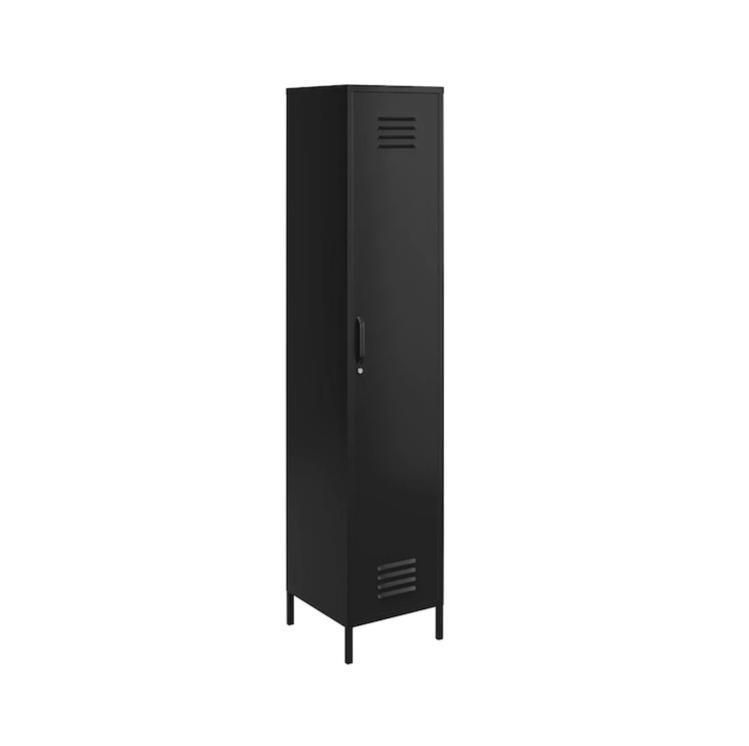 Simple Design Metal Lockers Single Door Steel Clothes Storage Lockers with Shelves