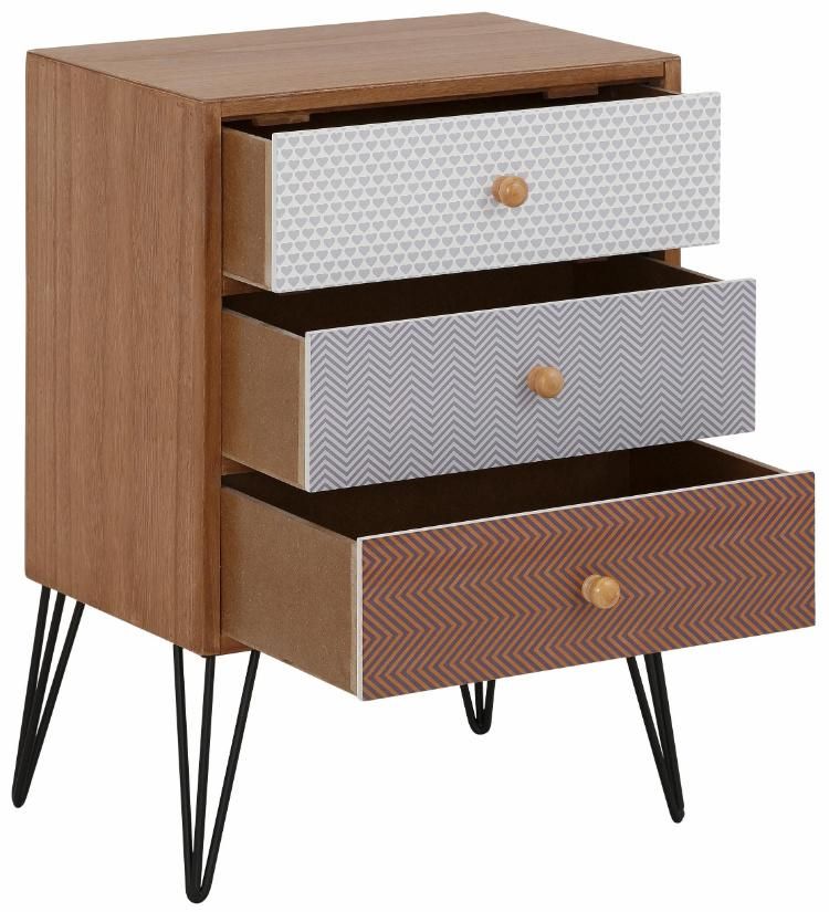 New Design High Quality China Living Room Wooden Nightstand