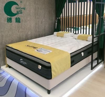 Comfortable Mattress Bedroom Furniture Latex Pocket Spring Mattress