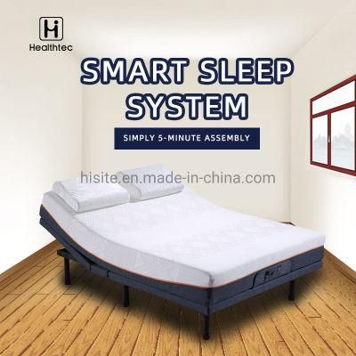 China Queen Size Smart Adjustable Bed Adjustable Bed Frame