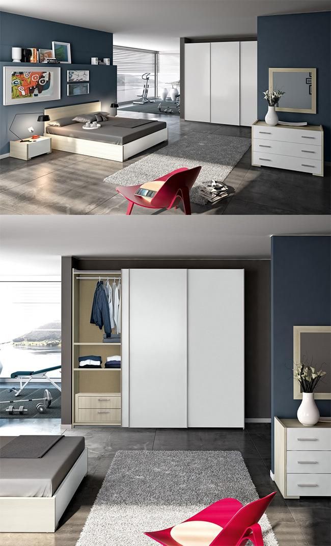 High Quality Wooden Wardrobe Cabinet Sliding Doors