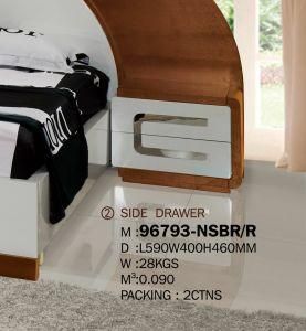 MDF Veneer Modern Nightstand Cabinet ,Sideboard Bedroom ,Nightstands Modern bed Furniture