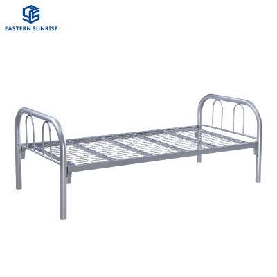 Hot Sale Wholesale Family Bedroom Metal Steel Single Bed Furniture