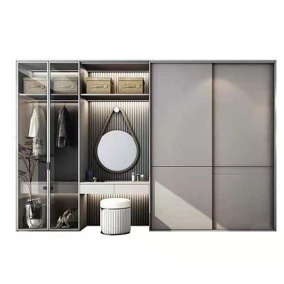 Modern Melamine Board Customized Bedroom Wardrobe