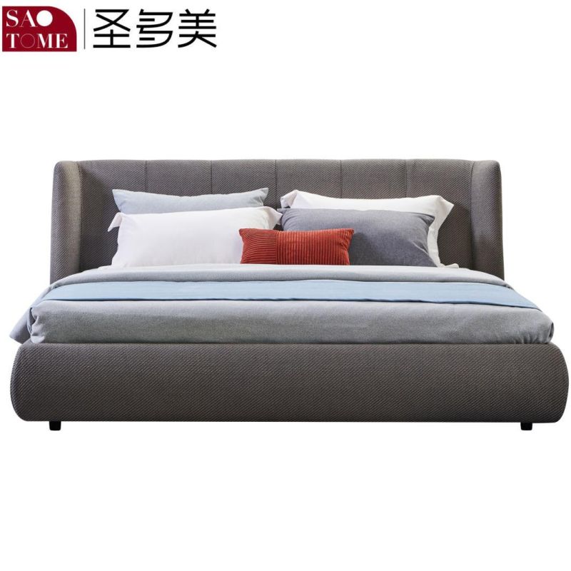 Modern Hotel Bedroom Furniture Set King Size Upholstered Platform Bed