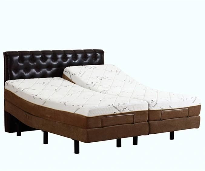Wallhugger Electric Adjustable Bed with Massage Function Single Size Bed