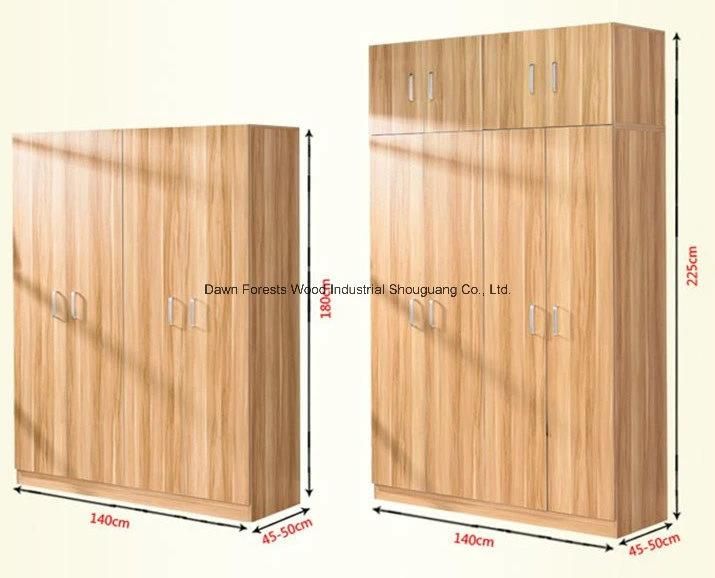 Simple Wood Modern Assembling Wardrobe