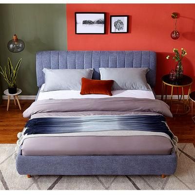Nordic Double Soft #Bed Contracted Style #Furniture 0178-4