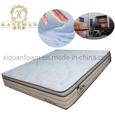 Flat Pack Spring Mattress Luxury Memory Foam Mattress 12inch