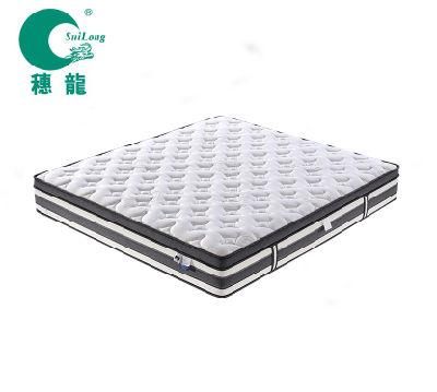 Bedroom Furniture Super King Euro-Top Latex Pocket Spring Mattress (SL2007)