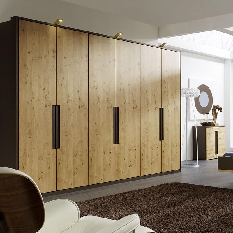 Customize Home Bedroom Furniture 6 Doors Wardrobe