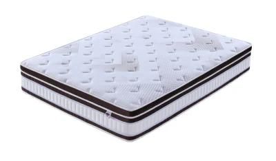 Soft Foam Double Size Pocket Spring Mattress for 5 Star Hotel Project