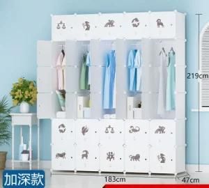 Living Room Cheap Plastic Wardrobe Cabinet DIY Wardrobe Closet