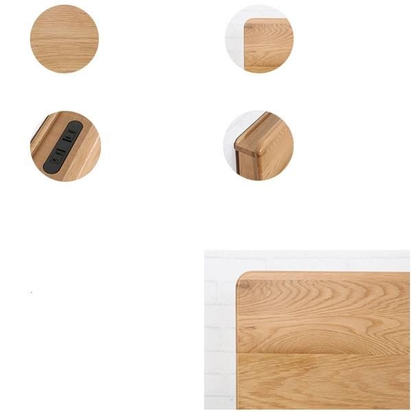 High Box Bed Solid Wood Double Bed Storage Bed