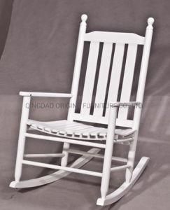G1015b Salemodern Furniture Cheap White Wooden Rocking Chair